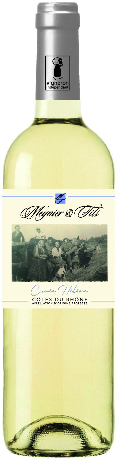 bouteille cuvée hélène blanc